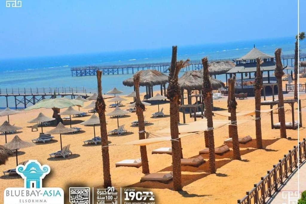 Amazing Chalet At Bluebay Asian Resort Pool View - Families Only Ain Sukhna Extérieur photo